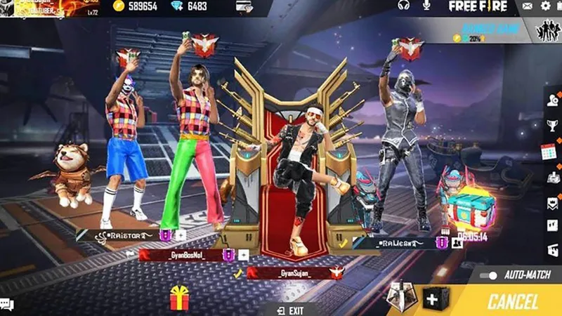 chế độ chơi free fire